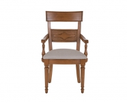 茉莉花园·藤席椅背扶手椅-庄园暖茶